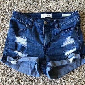 PacSun super stretch shortie shorts